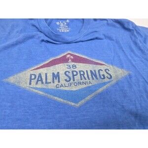 Blue 84 Palm Springs California Shirt Size Medium Blue